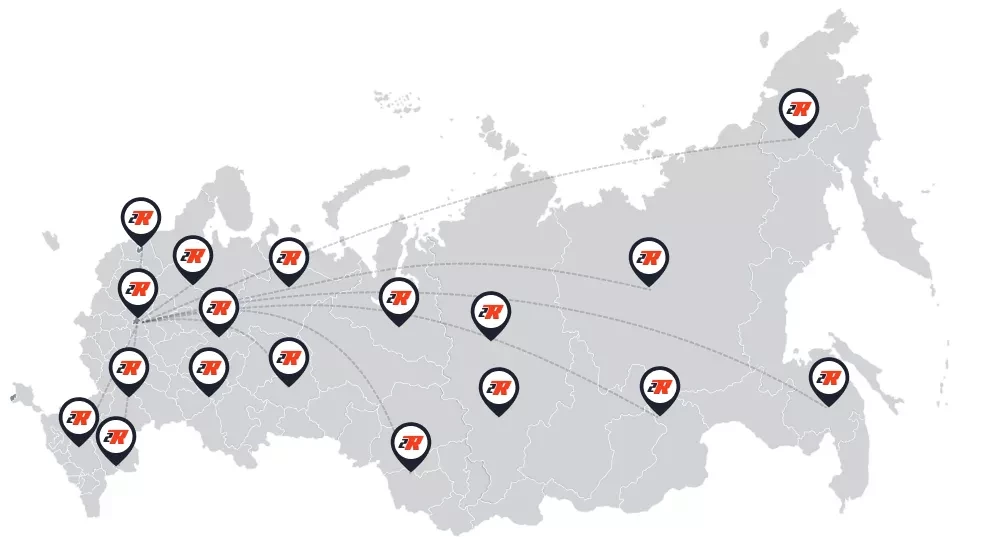 География нашей деятельности по стране