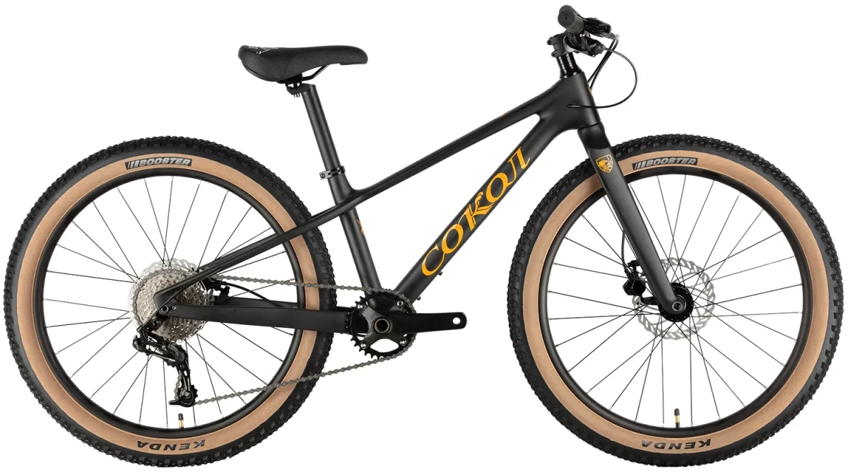 Велосипед Сокол, рама и вилка из карбонового волокна, 24 дюйма, Черно/коричневый Велосипед Сокол, рама и вилка из карбонового волокна, 24 дюйма, Черно/коричневый