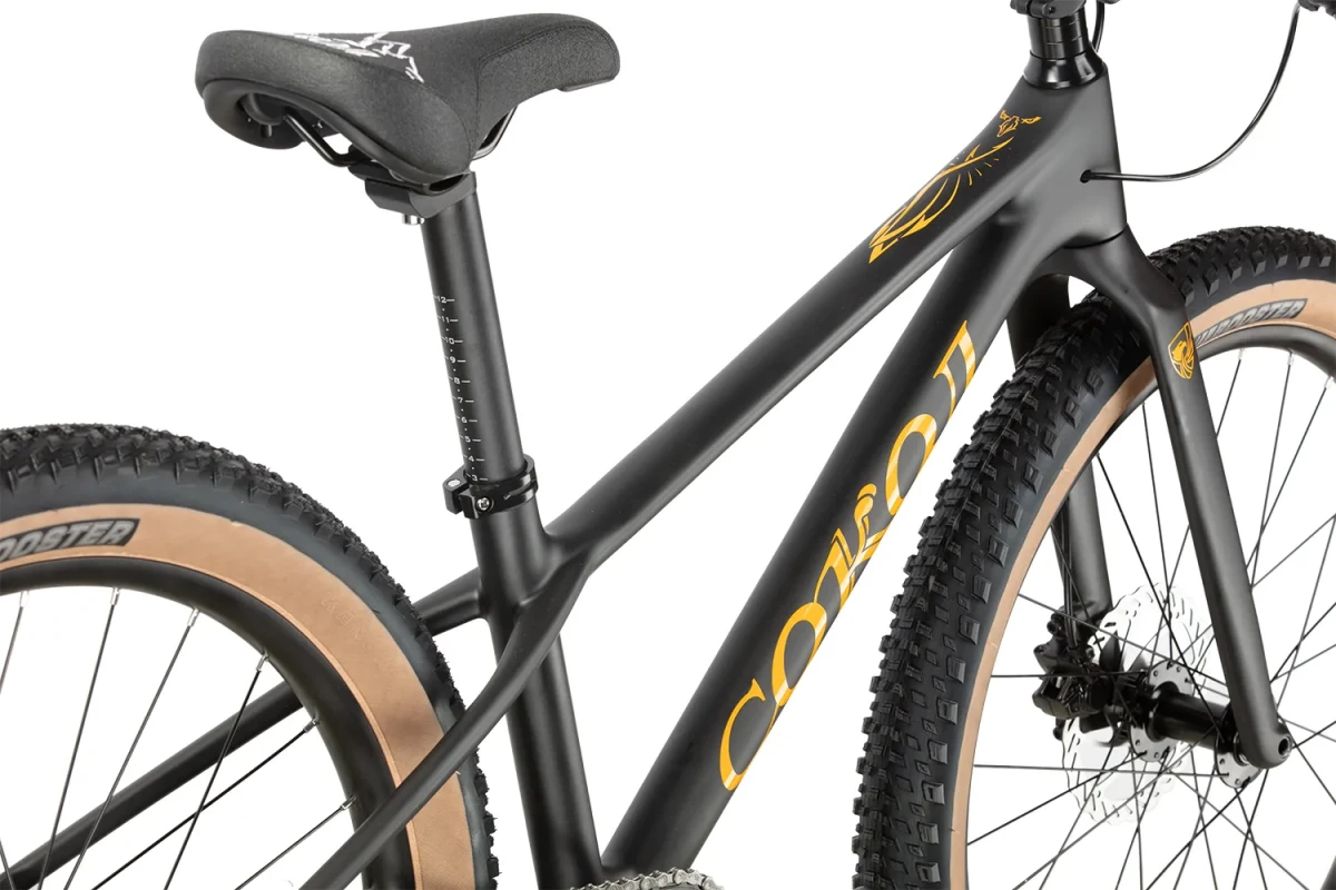 Велосипед Сокол, рама и вилка из карбонового волокна, 24 дюйма, Черно/коричневый Велосипед Сокол, рама и вилка из карбонового волокна, 24 дюйма, Черно/коричневый