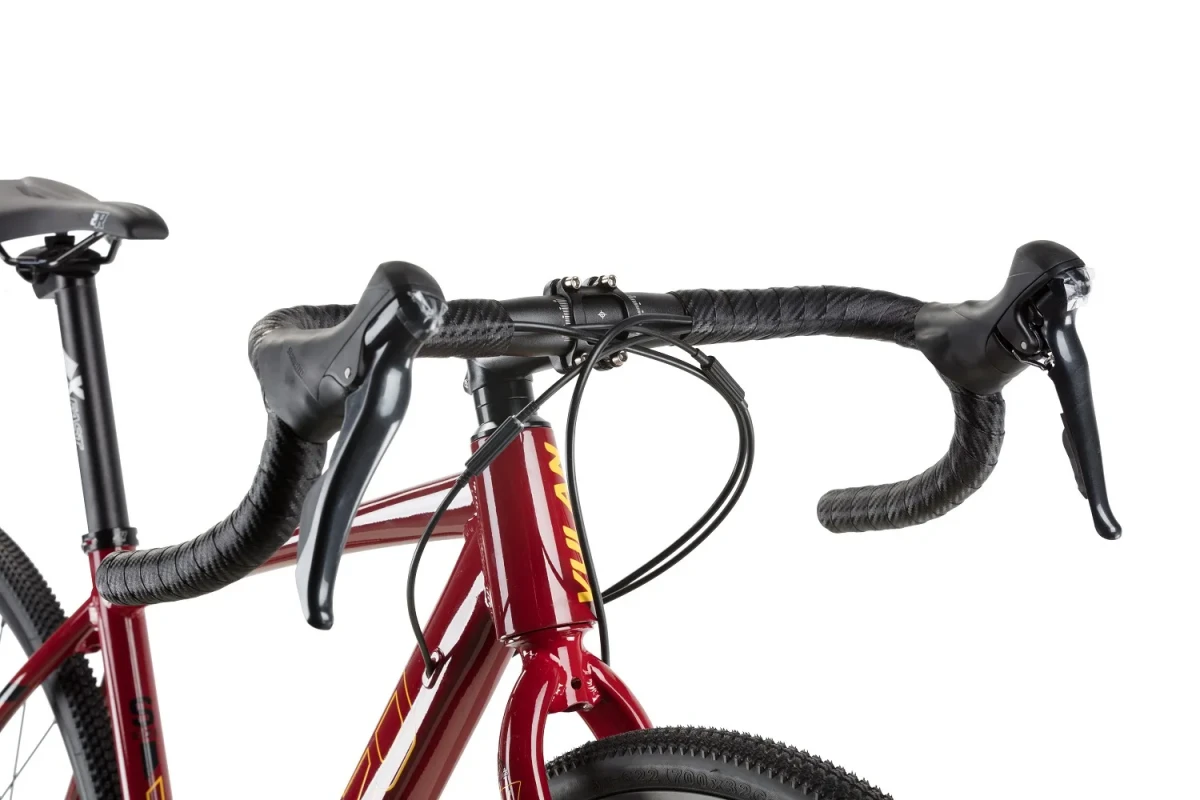 Велосипед 2R Vulan 2026, 700C, Темно-Красный/Желтый Велосипед 2R Vulan 2026, 700C, Темно-Красный/Желтый