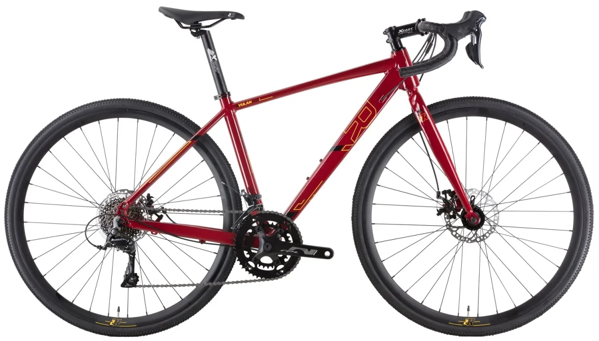 Велосипед 2R Vulan 2026, 700C, Темно-Красный/Желтый Велосипед 2R Vulan 2026, 700C, Темно-Красный/Желтый