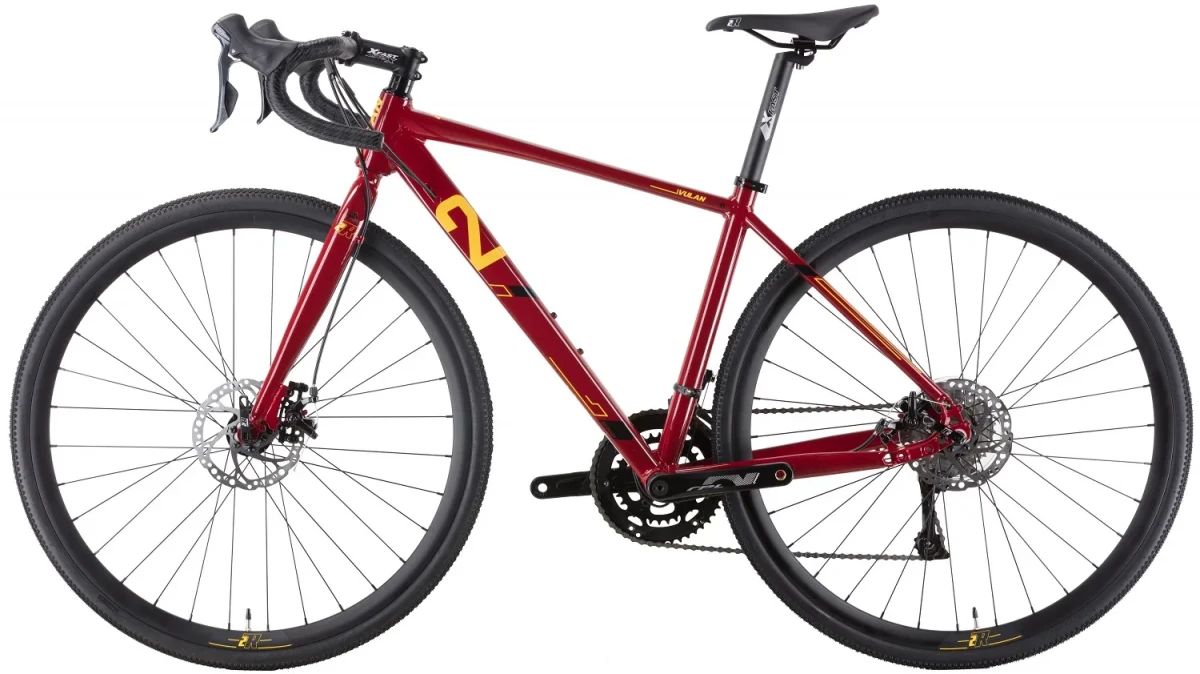 Велосипед 2R Vulan 2026, 700C, Темно-Красный/Желтый Велосипед 2R Vulan 2026, 700C, Темно-Красный/Желтый