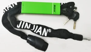 Замок цепной JinJian 702 с ключом 4мм/1000мм